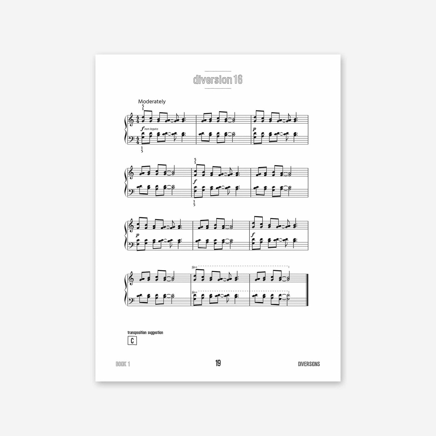 Piano Safari Supplements Guest Composers Juan Cabeza Diversions Book 1