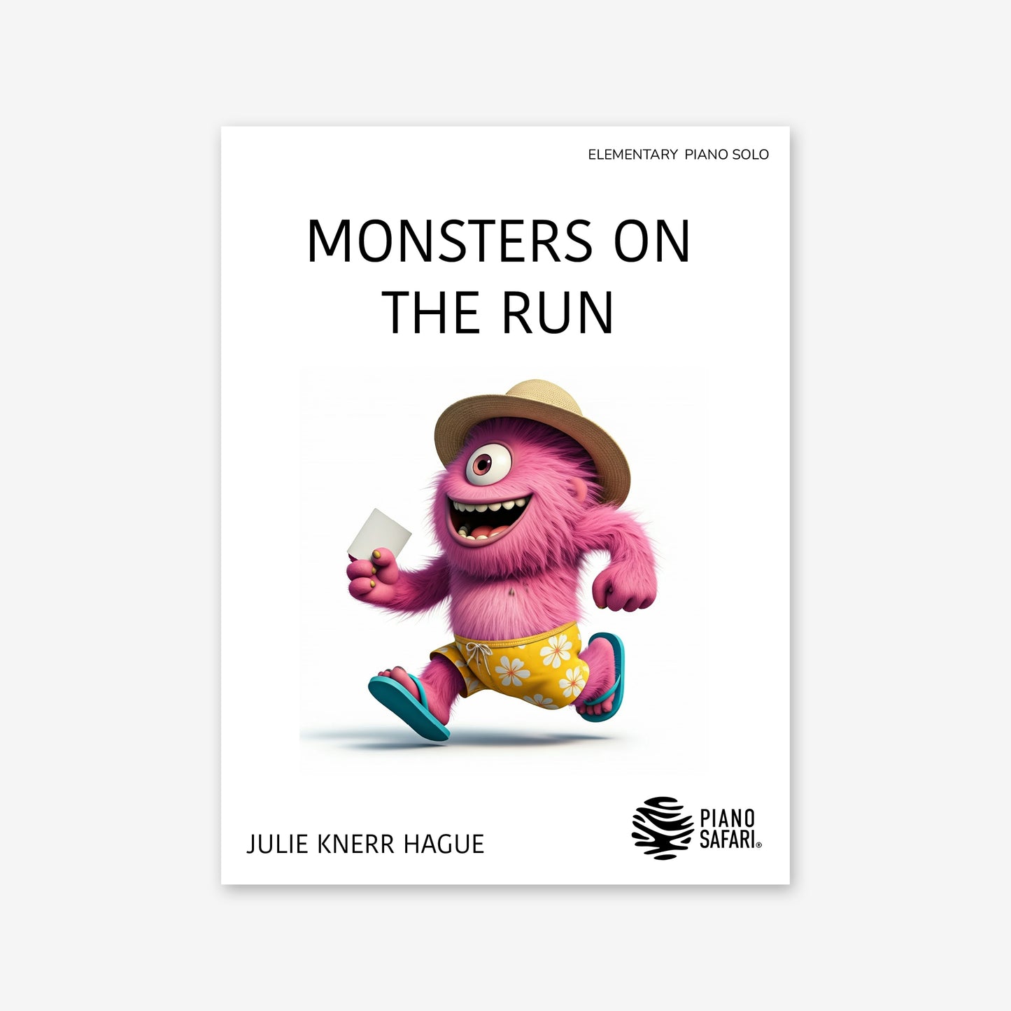 Piano Safari Supplements Sheets Late Elementary Monsters on the Run