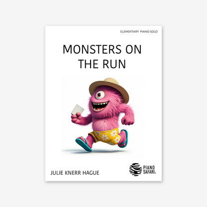Piano Safari Supplements Sheets Late Elementary Monsters on the Run