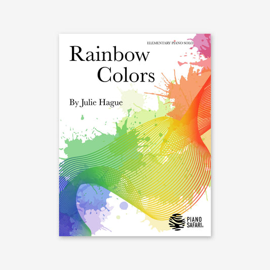 Piano Safari Supplements Sheets Elementary Rainbow Colors