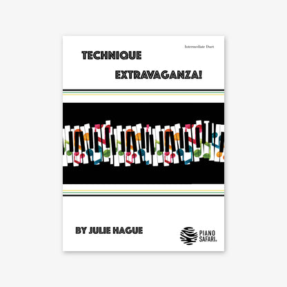 Piano Safari Supplements Sheets Intermediate Technique Extravaganza