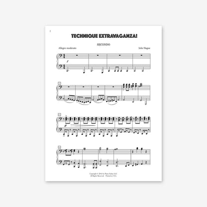 Piano Safari Supplements Sheets Intermediate Technique Extravaganza