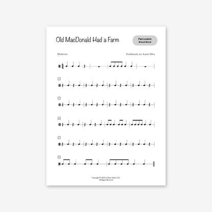 Piano Safari Supplements Ensembles Old MacDonald