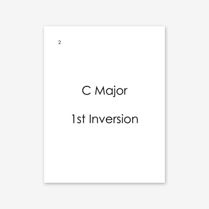 Piano Safari Method Supplements Children Chord Inversion Cards