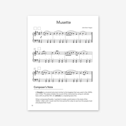 Piano Safari Supplements Composition Book 1