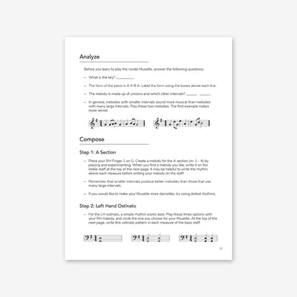 Piano Safari Supplements Composition Book 1