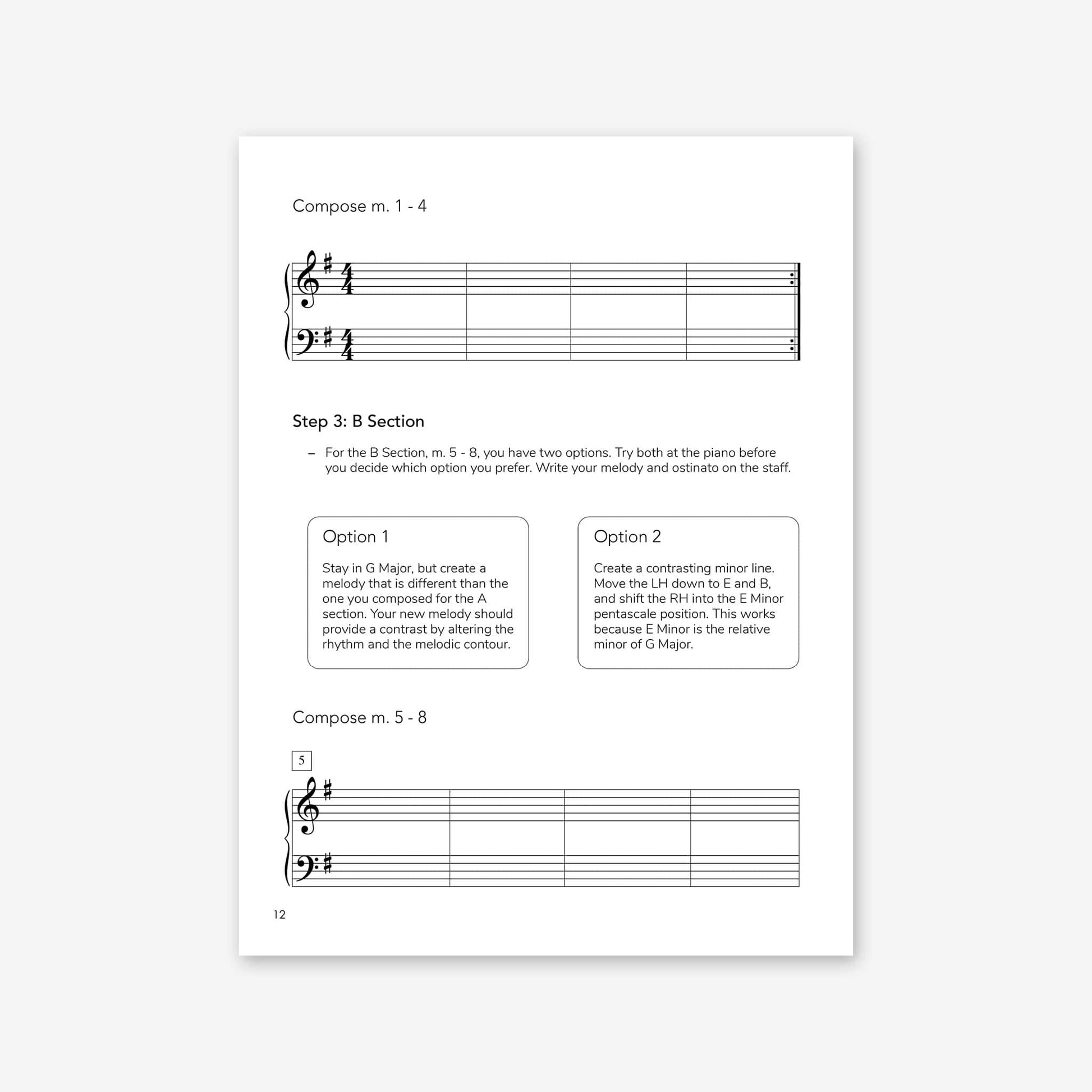 Piano Safari Supplements Composition Book 1