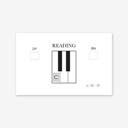 Piano Safari Method Children Friends Piece Cards