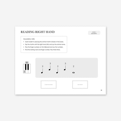 Piano Safari Method Children Friends Student Pack