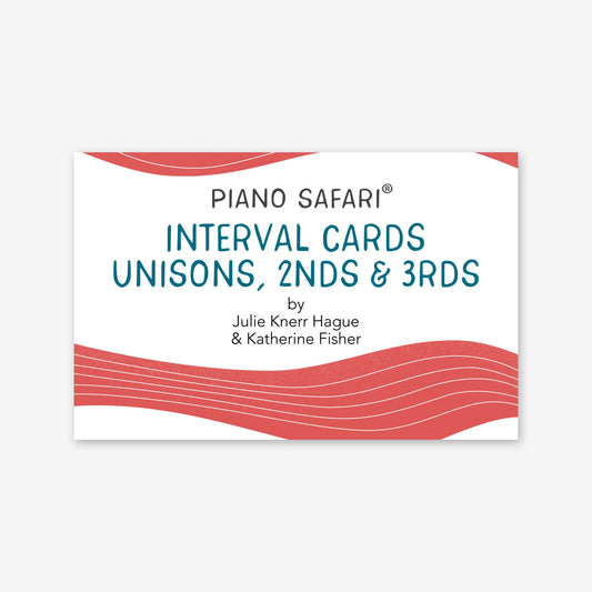 Piano Safari Method Supplements Children Level 1 Interval Cards
