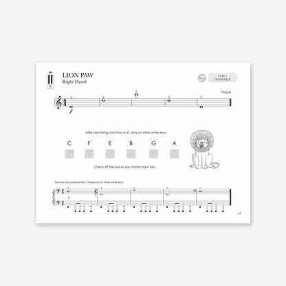 Piano Safari Method Children Level 1 Pack