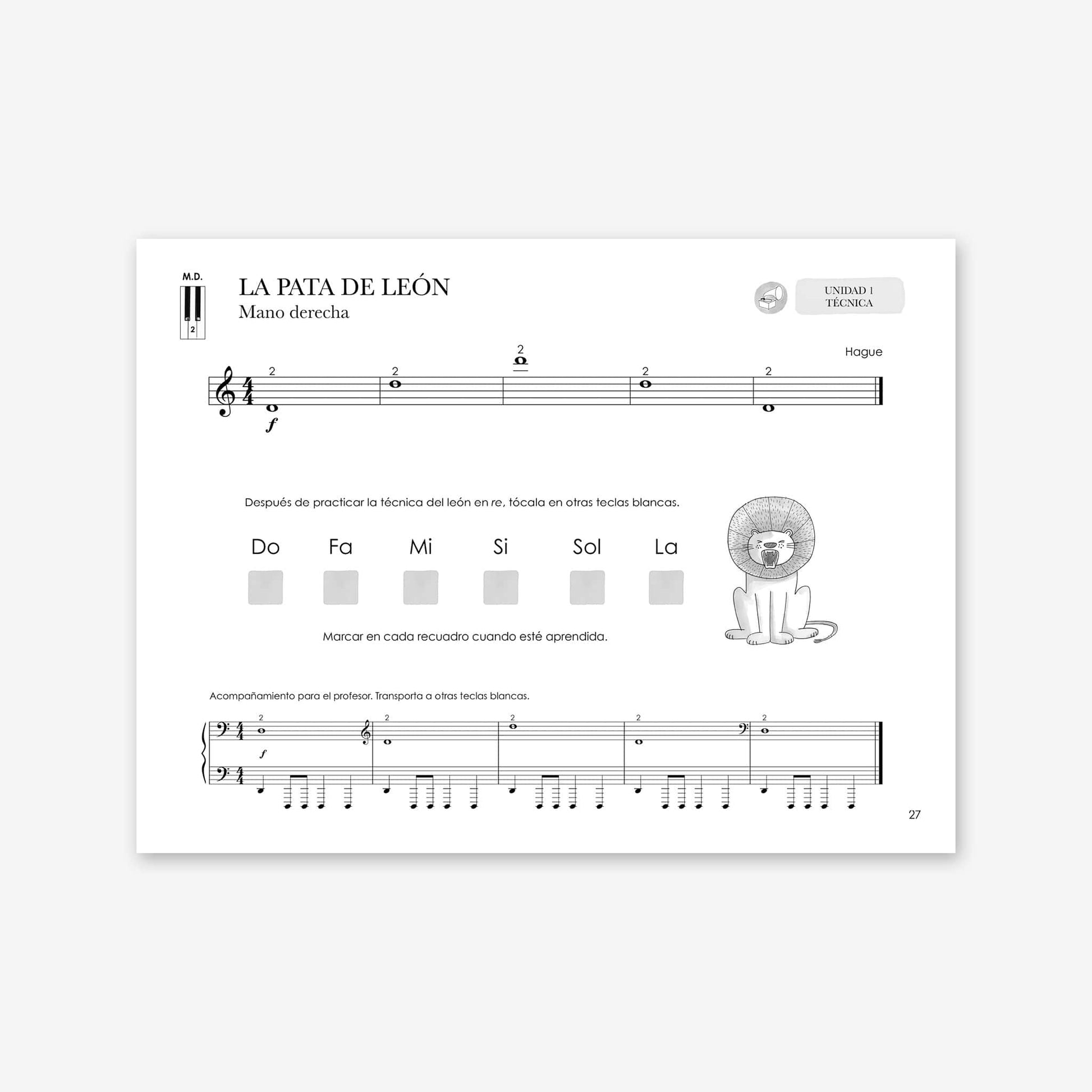 Piano Safari Method Spanish Children Level 1 Pack