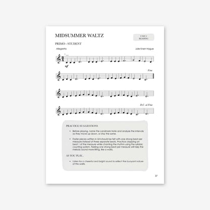 Piano Safari Method Older Student Level 1 Pack