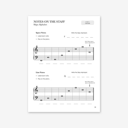 Piano Safari Method Older Student Sight Reading & Theory Book 1