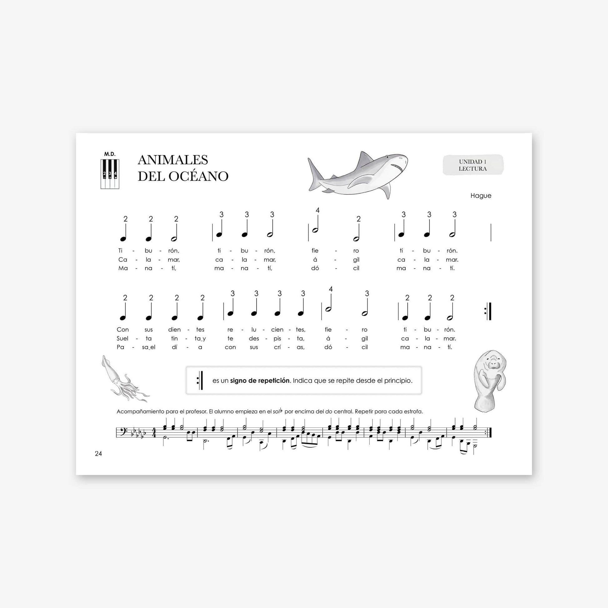 Piano Safari Method Spanish Children Repertoire Book 1