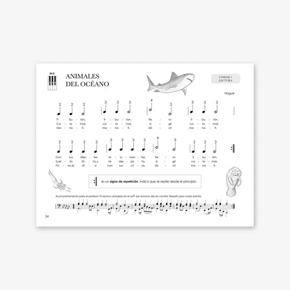 Piano Safari Method Spanish Children Repertoire Book 1