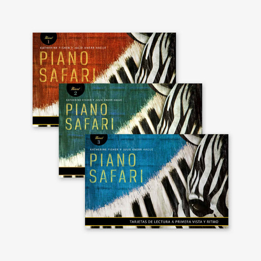 Piano Safari Method Spanish Children Sight Reading & Rhythm Cards Pack