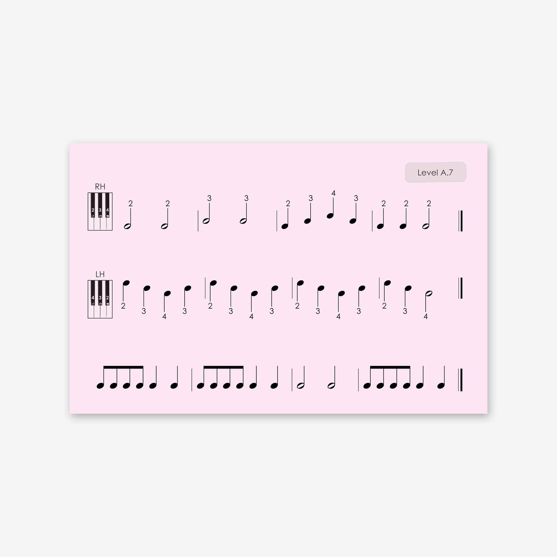 Piano Safari Method Children Sight Reading & Rhythm Cards 1