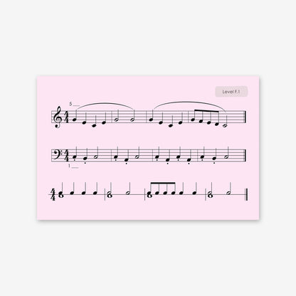 Piano Safari Method Children Sight Reading & Rhythm Cards 2