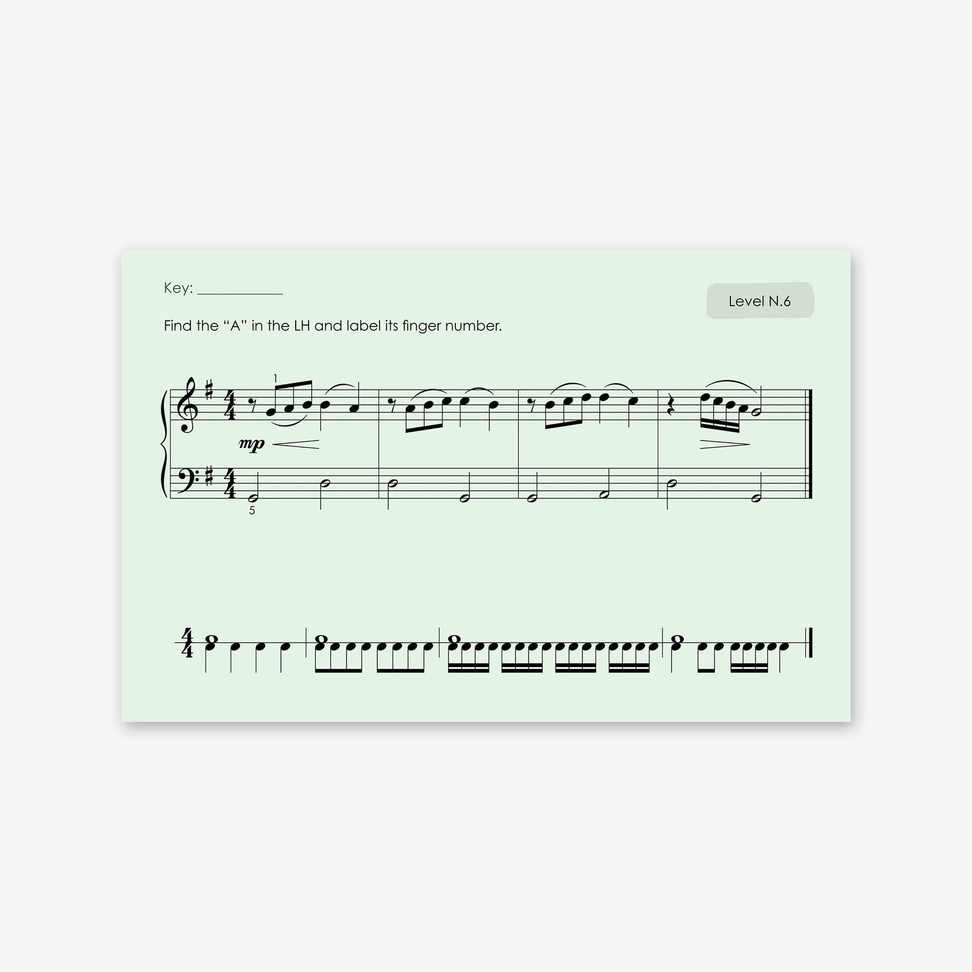 Piano Safari Method Children Sight Reading & Rhythm Cards 3