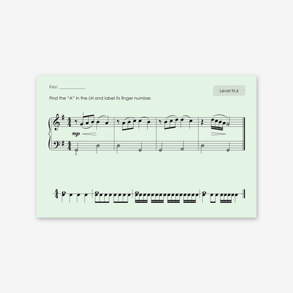 Piano Safari Method Children Sight Reading & Rhythm Cards 3