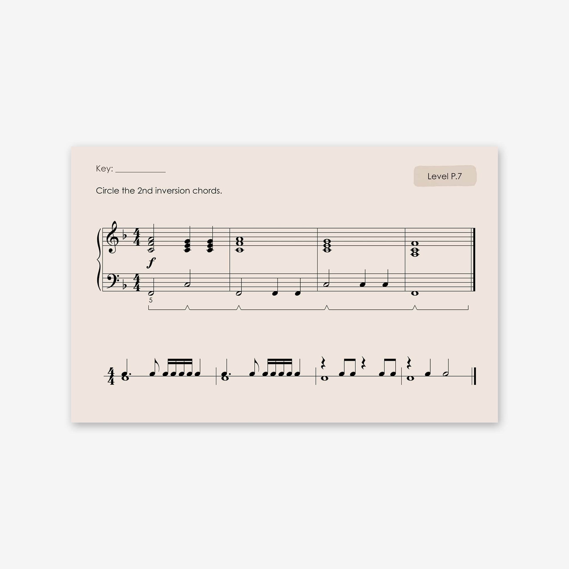 Piano Safari Method Children Sight Reading & Rhythm Cards 3