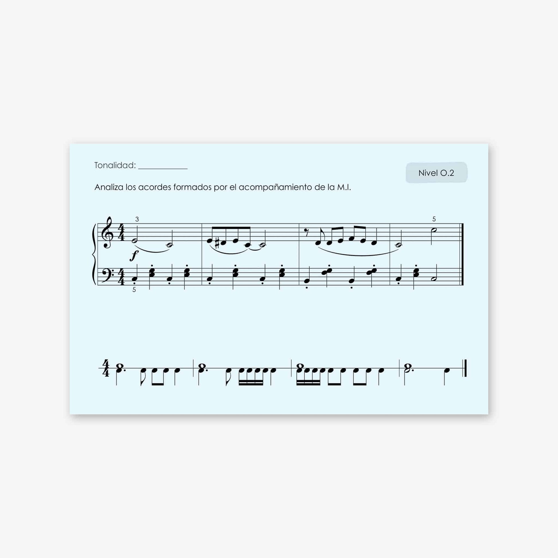 Piano Safari Method Spanish Children Sight Reading & Rhythm Cards 3