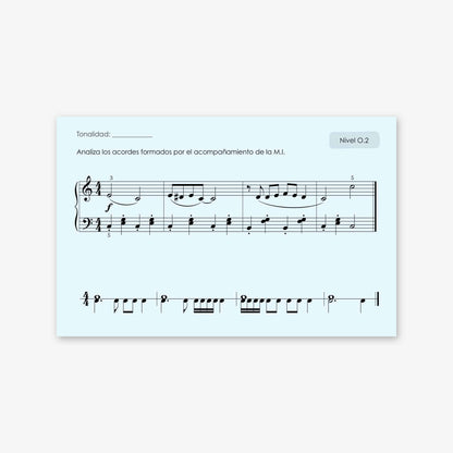 Piano Safari Method Spanish Children Sight Reading & Rhythm Cards 3