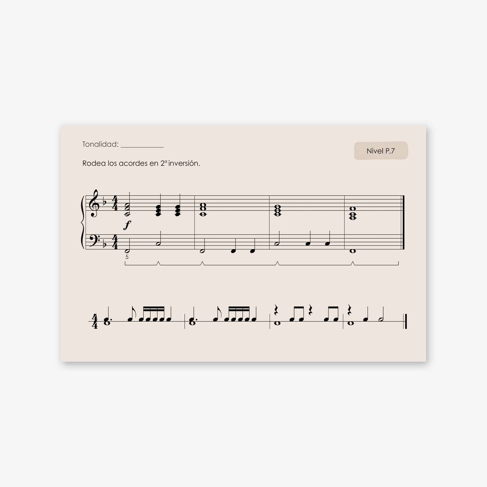 Piano Safari Method Spanish Children Sight Reading & Rhythm Cards 3
