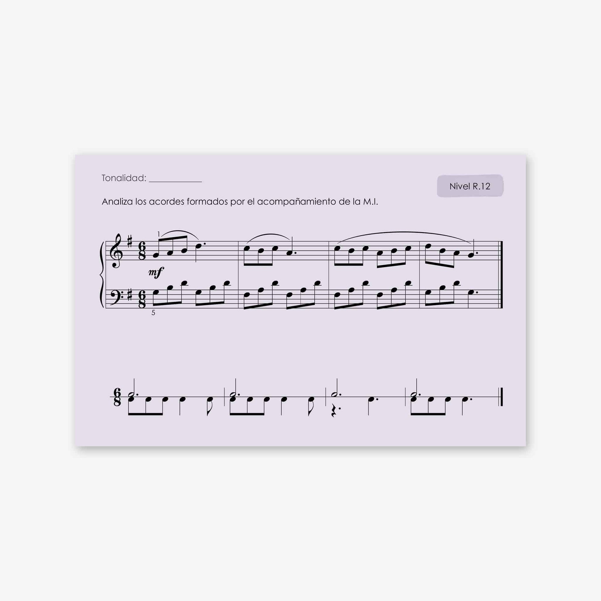 Piano Safari Method Spanish Children Sight Reading & Rhythm Cards 3