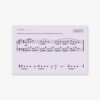 Piano Safari Method Spanish Children Sight Reading & Rhythm Cards 3