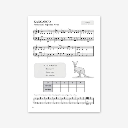Piano Safari Method Children Technique Book 2