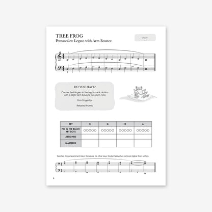 Piano Safari Method Children Technique Book 2