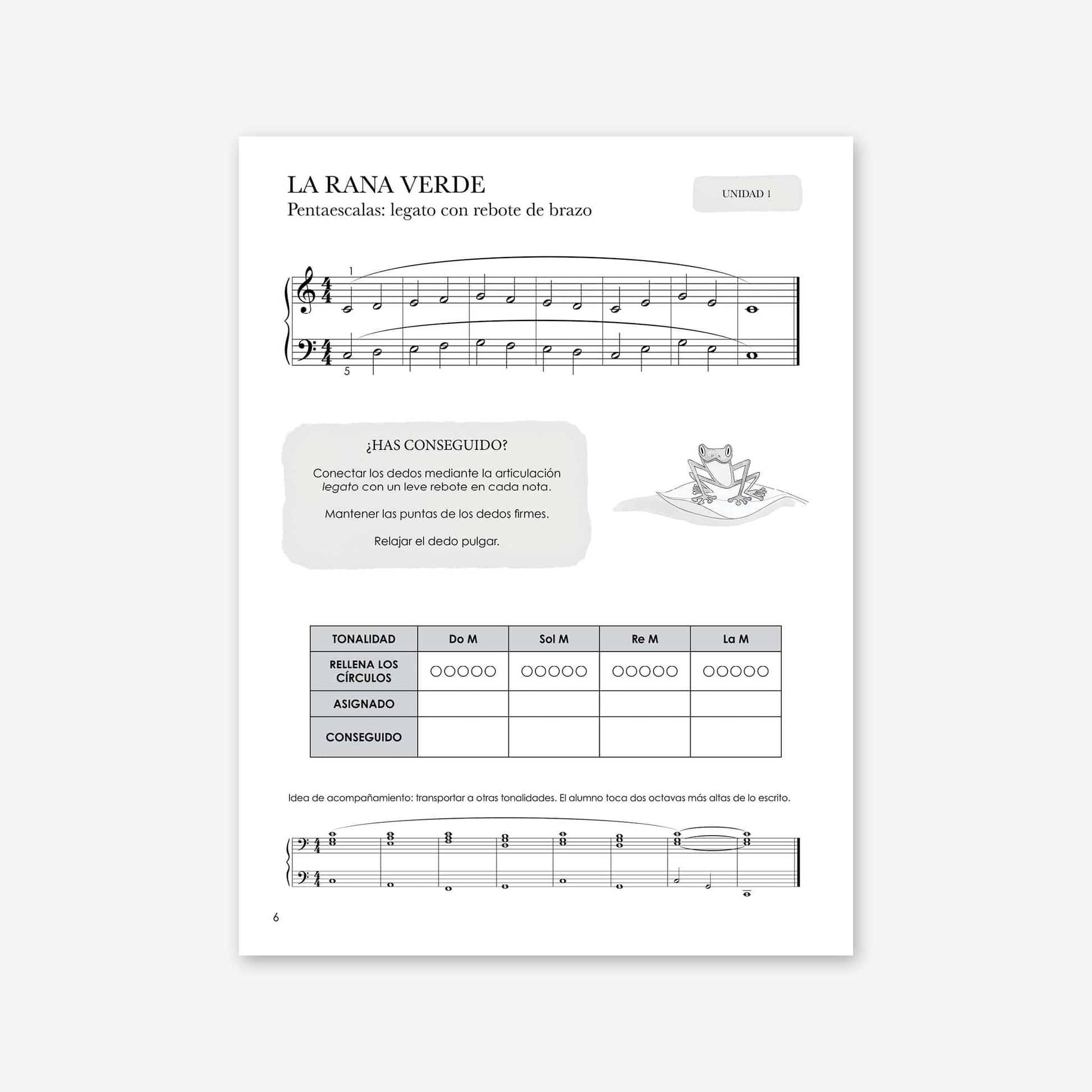 Piano Safari Method Children Spanish Technique Book 2 