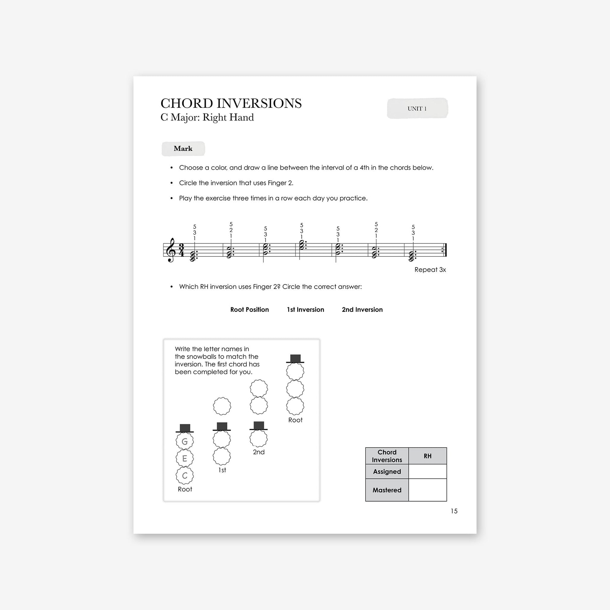 Piano Safari Method Children Technique Book 3