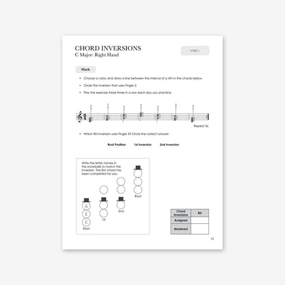 Piano Safari Method Children Technique Book 3