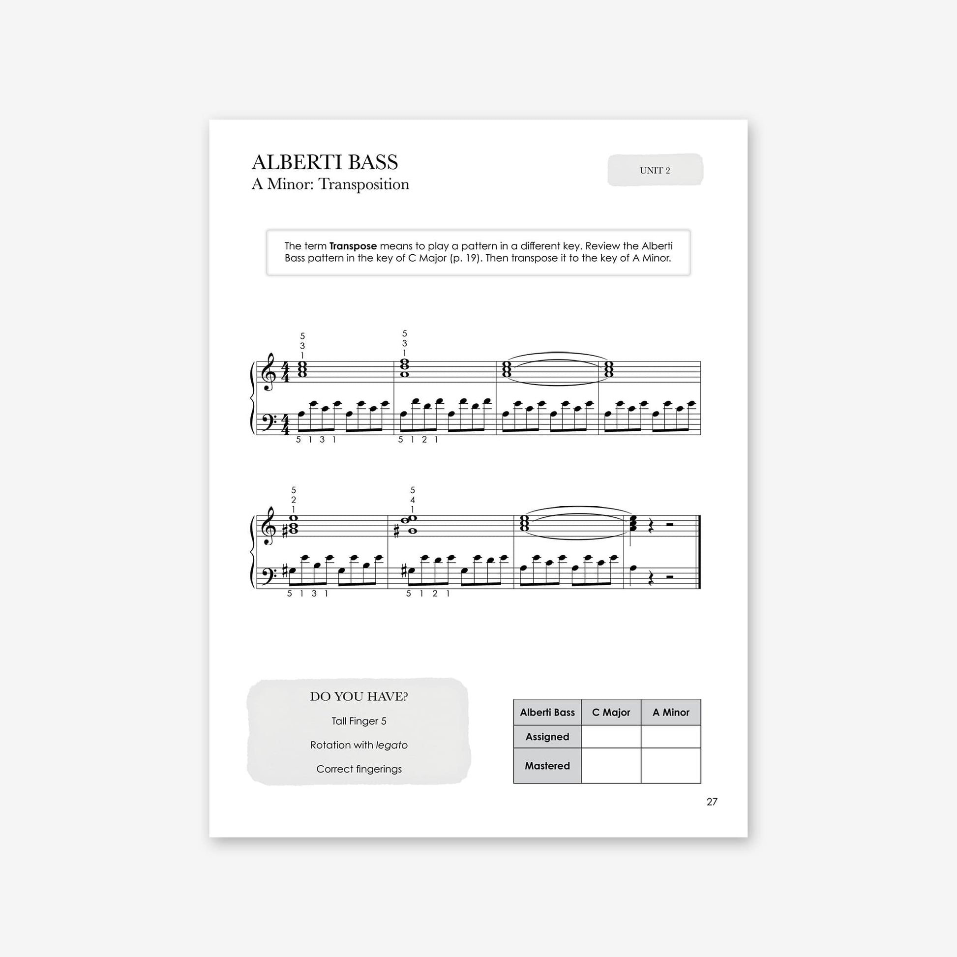 Piano Safari Method Children Technique Book 3