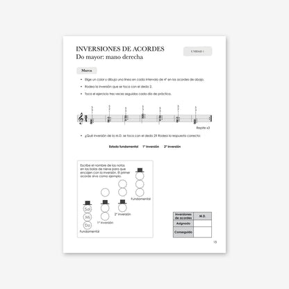 Piano Safari Method Children Spanish Technique Book 3 