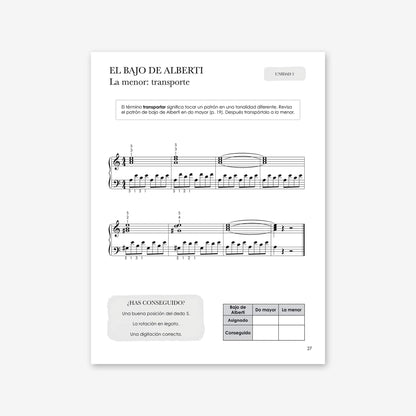 Piano Safari Method Children Spanish Technique Book 3 