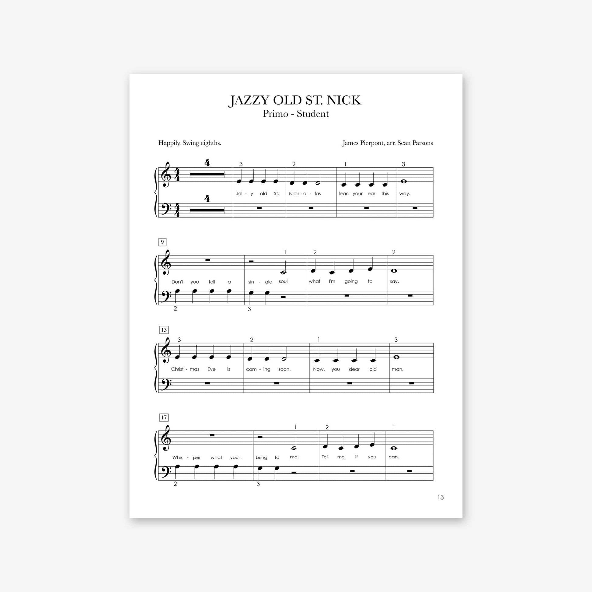 Piano Safari Supplements Holiday Joy of Christmas Book 1