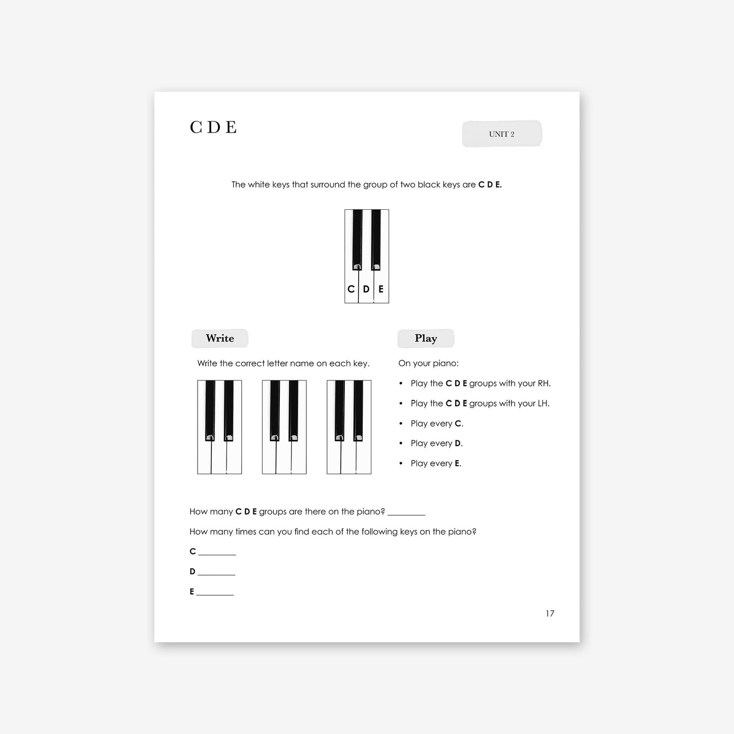 Piano Safari Method Children Theory Book 1