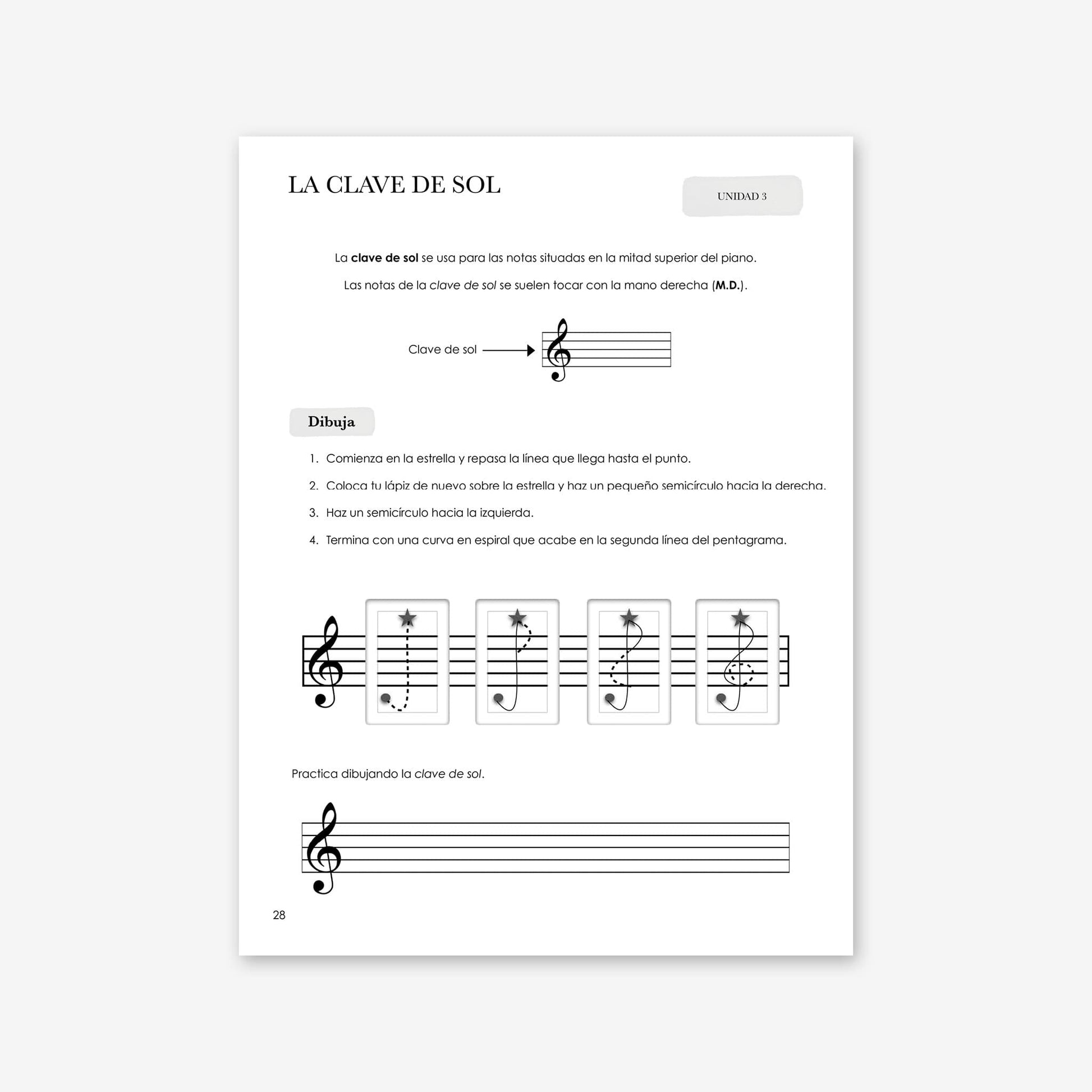 Piano Safari Method Spanish Children Theory Book 1