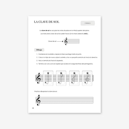 Piano Safari Method Spanish Children Theory Book 1