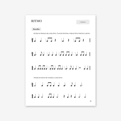 Piano Safari Method Spanish Children Theory Book 2