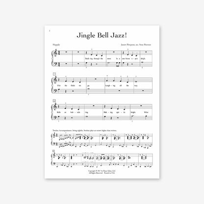Piano Safari Supplements Sheets Early Elementary Holiday Jingle Bell Jazz